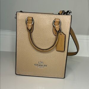 Coach Tan Mini Tote